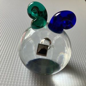 Czech glass paper weight